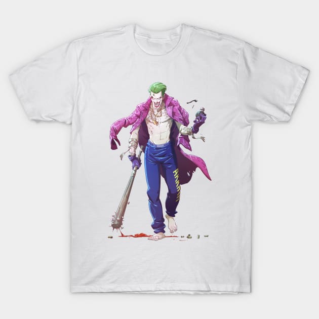 Insane Criminal Cartoon Art Piece T-Shirt by Bitgem